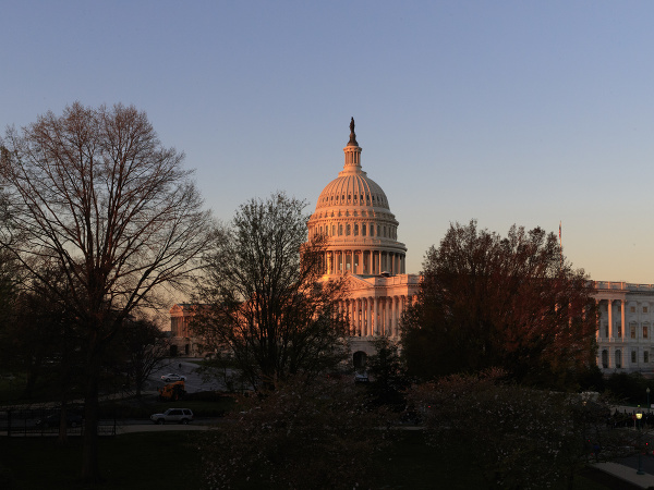 Východ slnka vo Washingtone