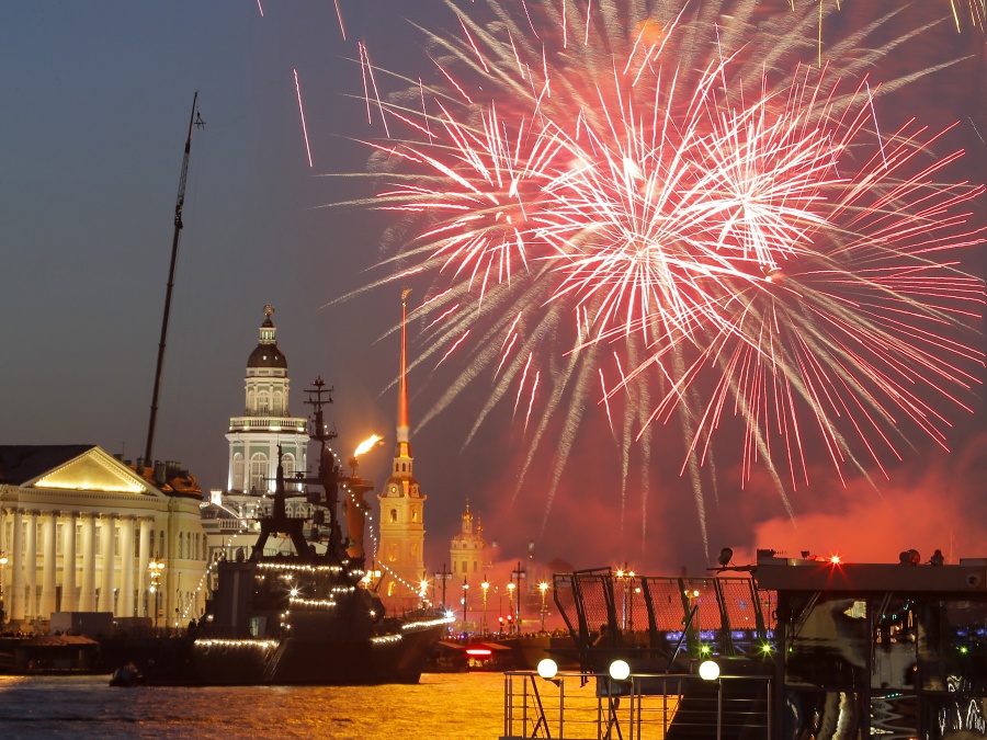Ohňostroj v Rusku