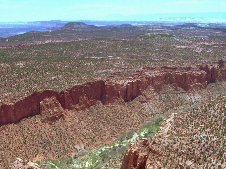 Rozmanitý terén v Utahu
