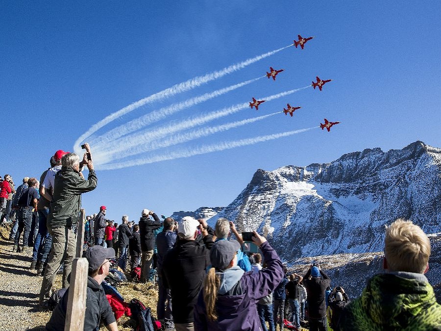 Letecká šou Axalp vo Švajčiarsku