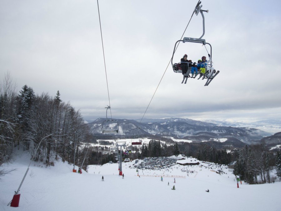 Lyžovačka na Slovensku
