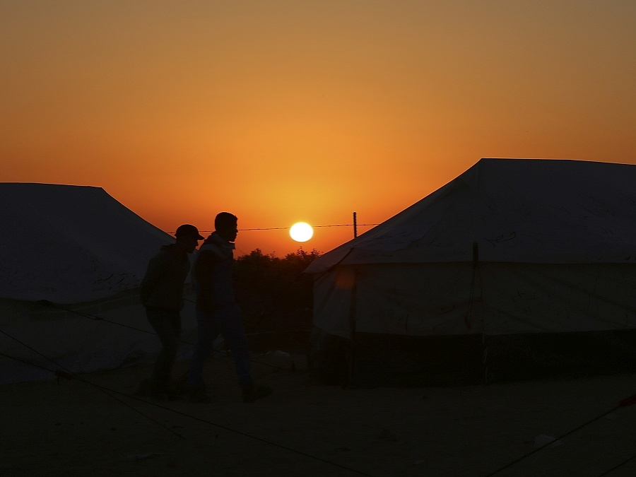Majestátny západ slnka