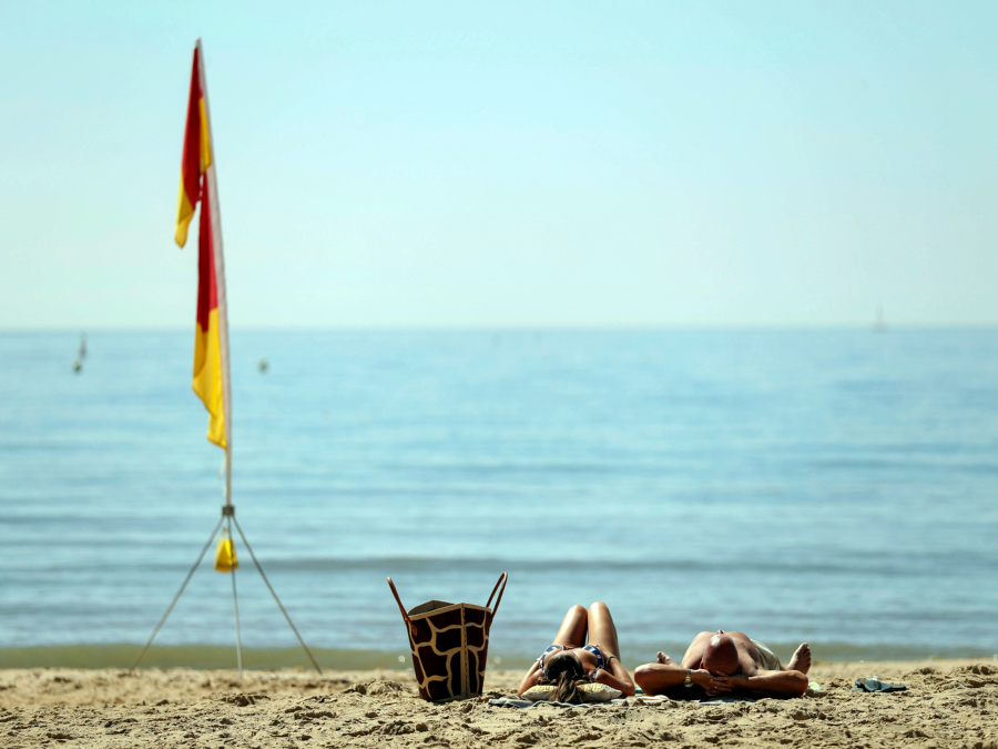 Vysoké teploty v Británii