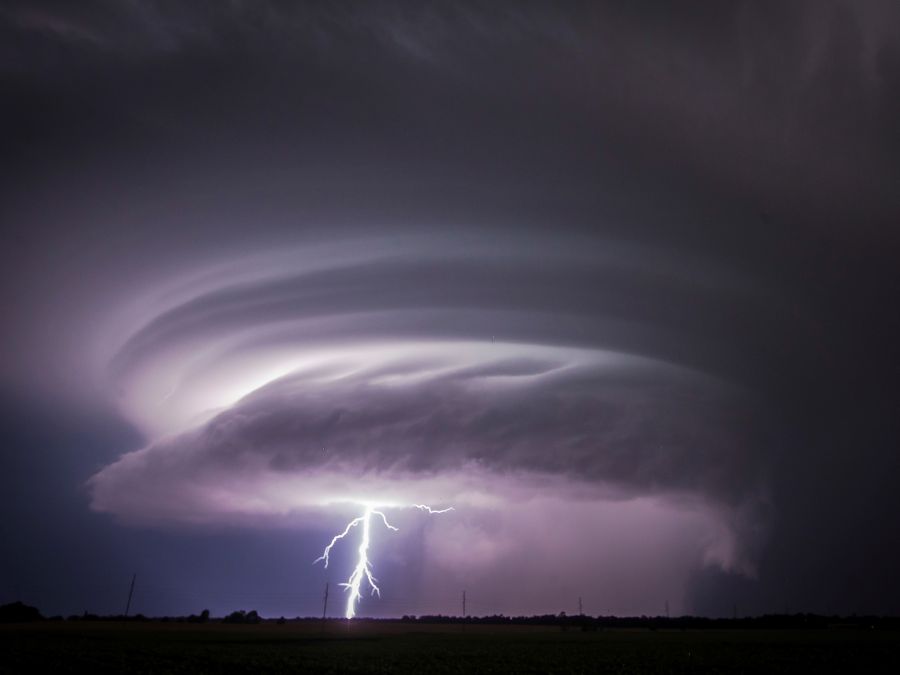 Silná búrka v Kanade