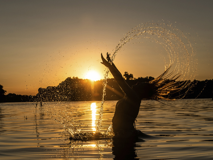 Nádherný západ slnka