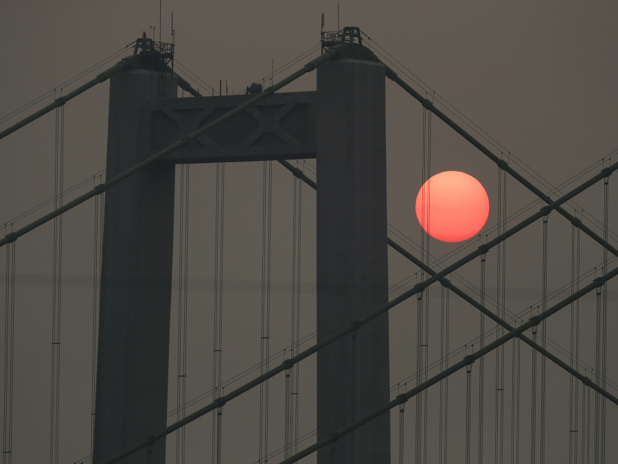 Prekrásny západ slnka