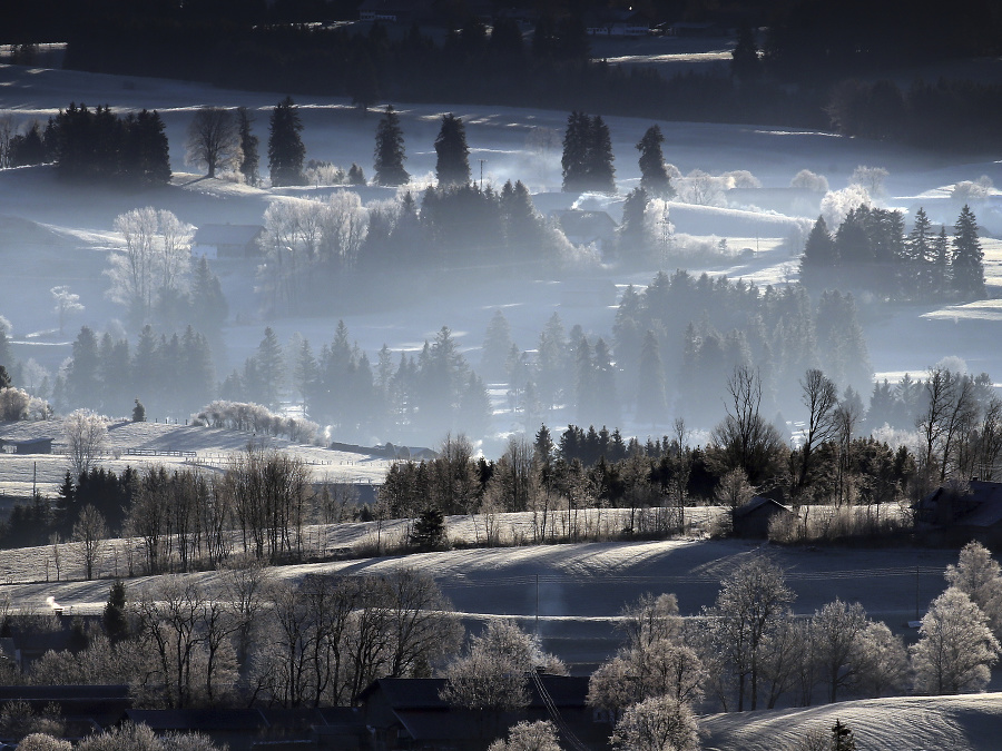 Čaro zimnej krajinky 