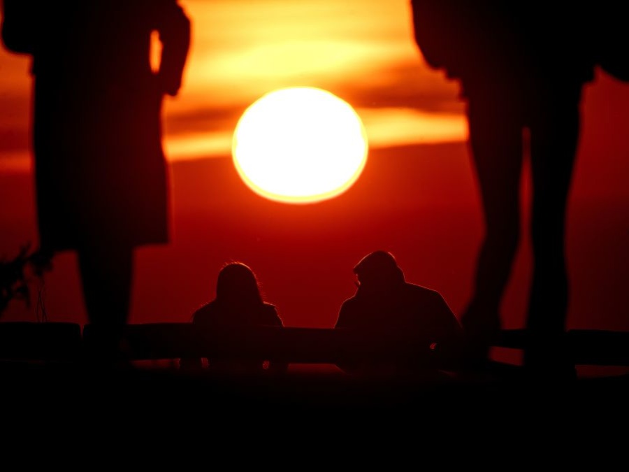 Nebo hralo všetkými farbami