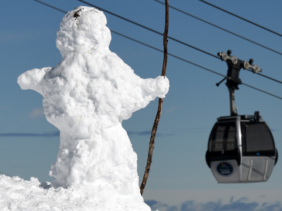 Snehová nádielka v Alpách