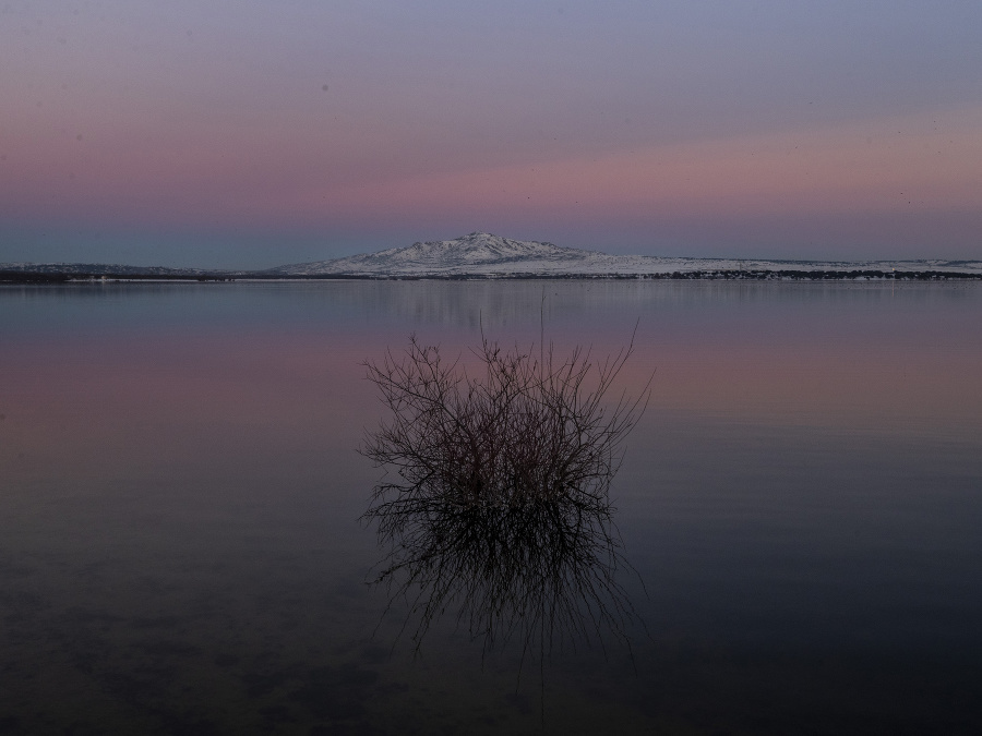 Farebný západ slnka
