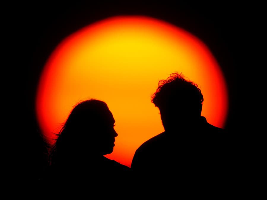 Romantika pri západe slnka