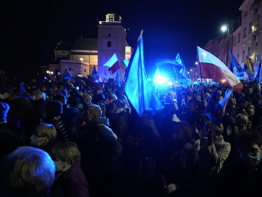 Protest v Poľsku
