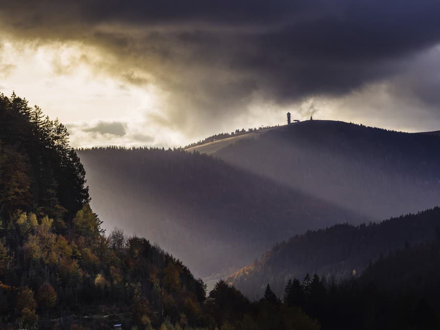 Krásny východ slnka