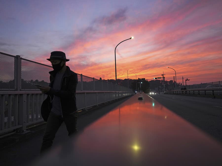 Magický západ slnka