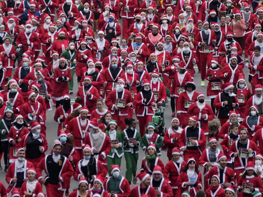 Ranný beh Santa Clausov