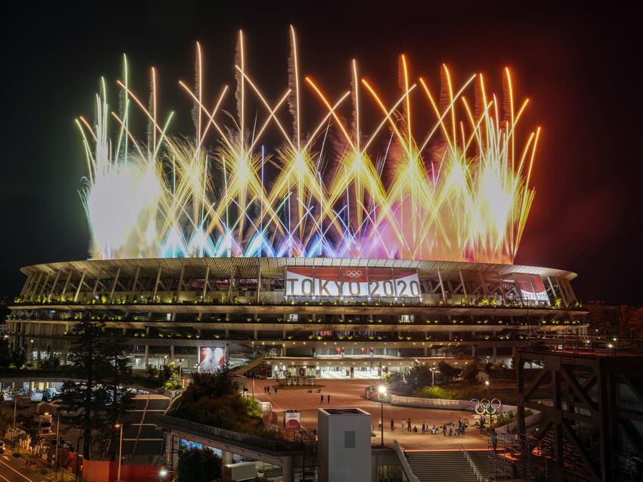 Ohňostroj v Tokiu