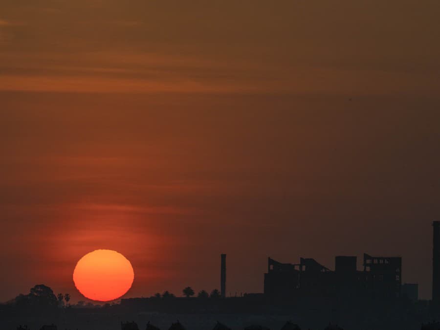 Prekrásny západ slnka