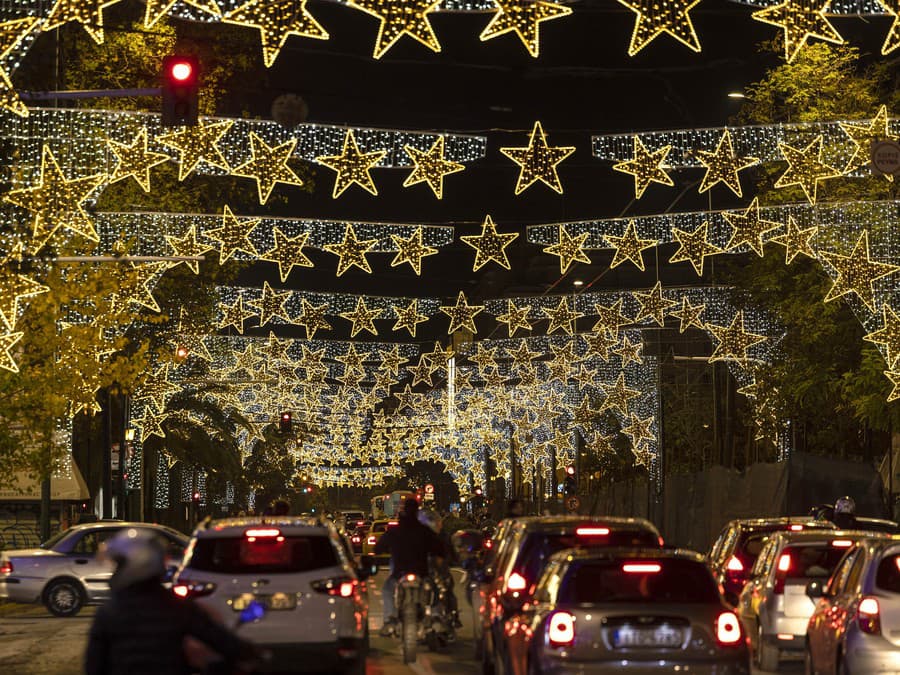 Vianočná dopravná zápcha