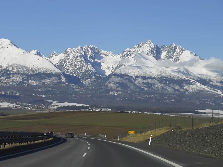 Zasnežené Vysoké Tatry
