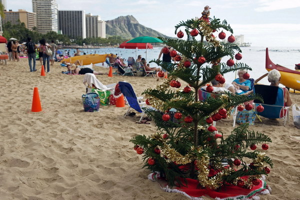 Vianoce na pláži