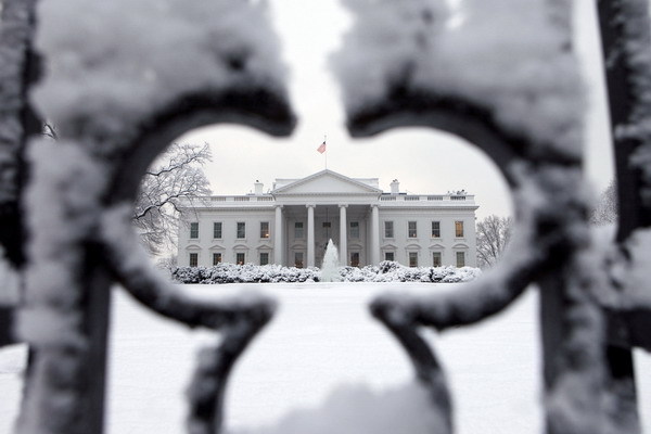 Biela pokrývka na Bielom dome