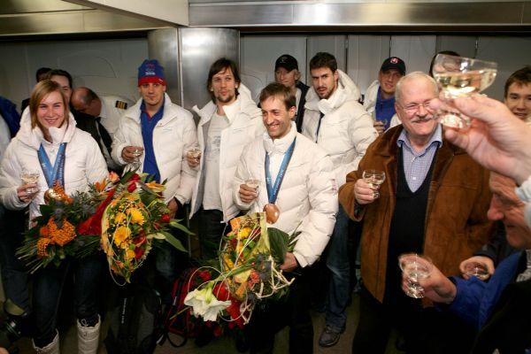 Prílet olympionikov na Slovensko