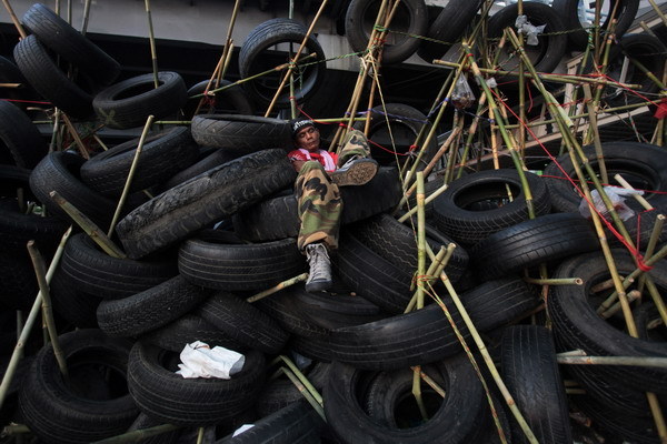 Zdriemol si na pneumatikách