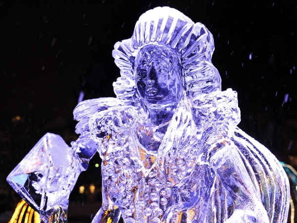 košice,sochy,ľadové