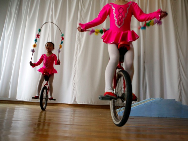 Deti na jednokolkách