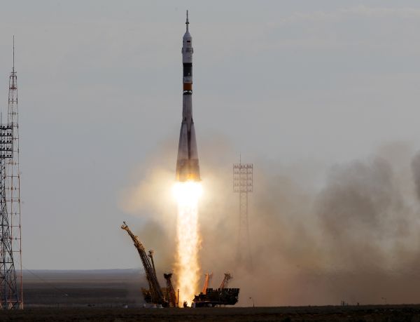 Štart lode Sojuz na ISS