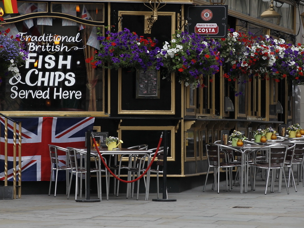 Prázdne centrum Londýna