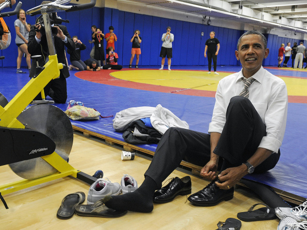 Športovec Obama