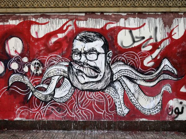 Graffiti Muhammada Mursího