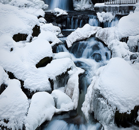 Umelecké dielo zimnej prírody
