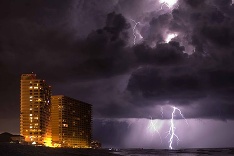 Búrka v Panama City