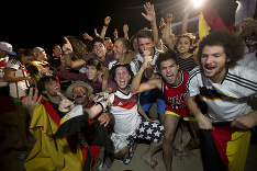 Radosť nemeckých fanúšikov 