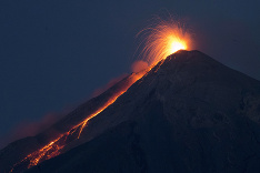 Sopka v Guatemale