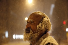 Snehové víchrice v USA