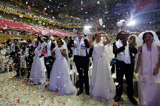 Masová svadba v Južnej Kórei