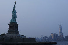 Socha slobody v  New Yorku