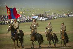 Festival v Mongolsku