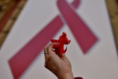 Demonštrácia na svetový deň AIDS - 1. decembra 2016