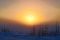 Mrazivá zima na Aljaške