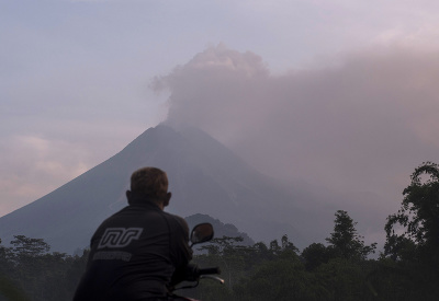 Merapi opäť ožila