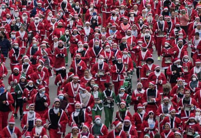 Ranný beh Santa Clausov