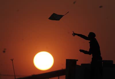 Šarkan a západ slnka