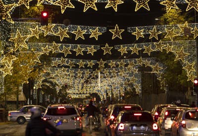 Vianočná dopravná zápcha