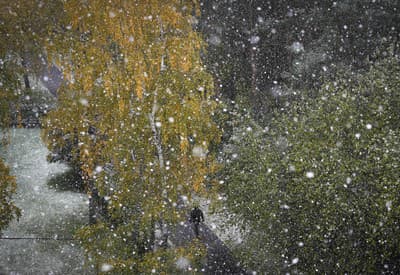 Niekde už aj nasnežilo