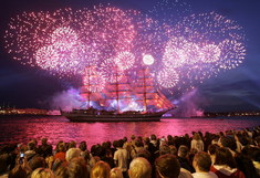 Ohňostroj nad riekou