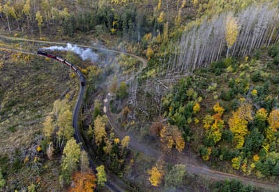 Farebná cesta vlakom